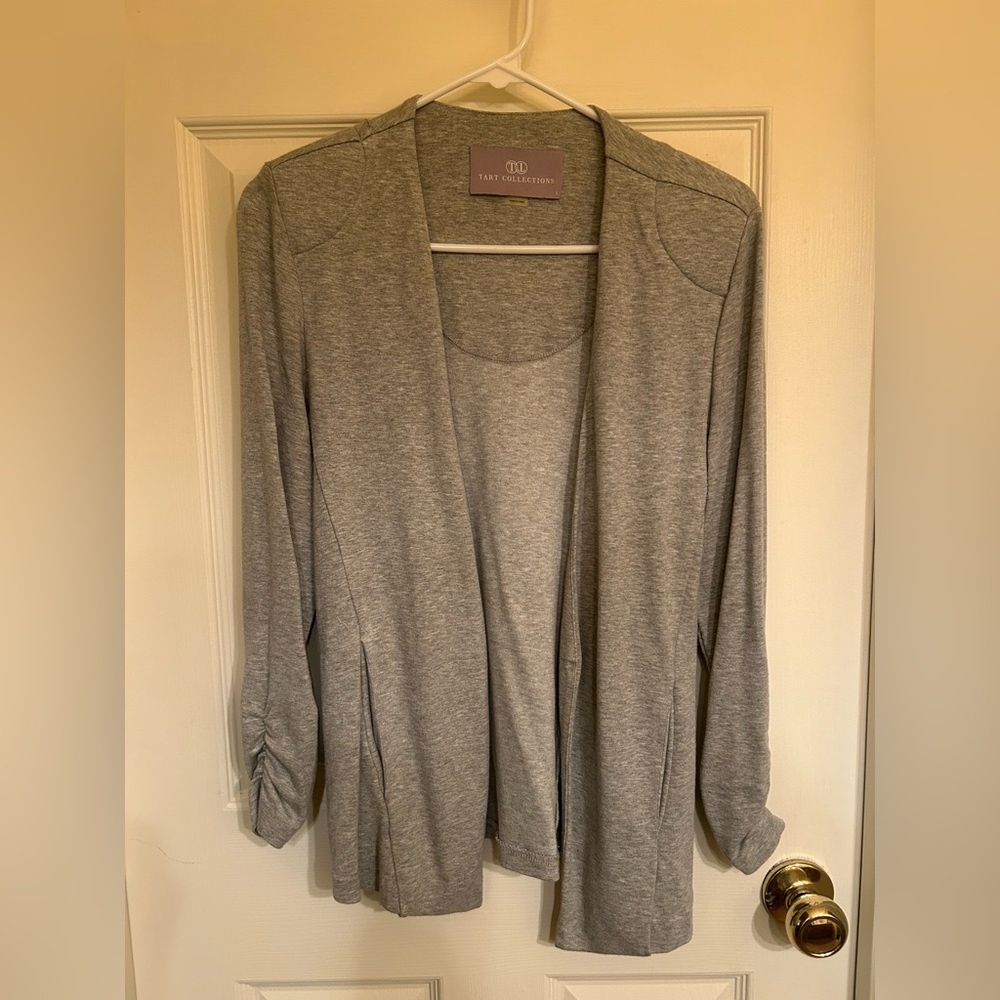 Tart Collections Heather Gray Cardigan
